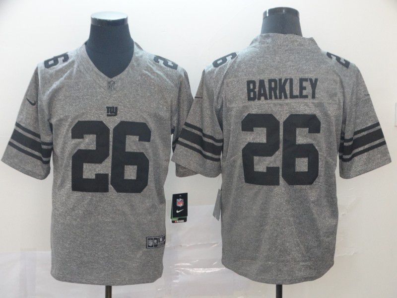 Men New York Giants #26 Barkley Gray Nike Vapor Untouchable Stitched Gridiron Limited NFL Jerseys->women nfl jersey->Women Jersey